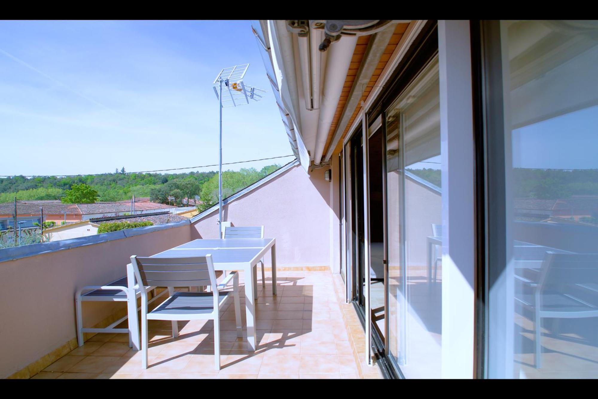 Casa De Vacaciones Con Padel En Montseny By Can Forcadell ジローナ エクステリア 写真